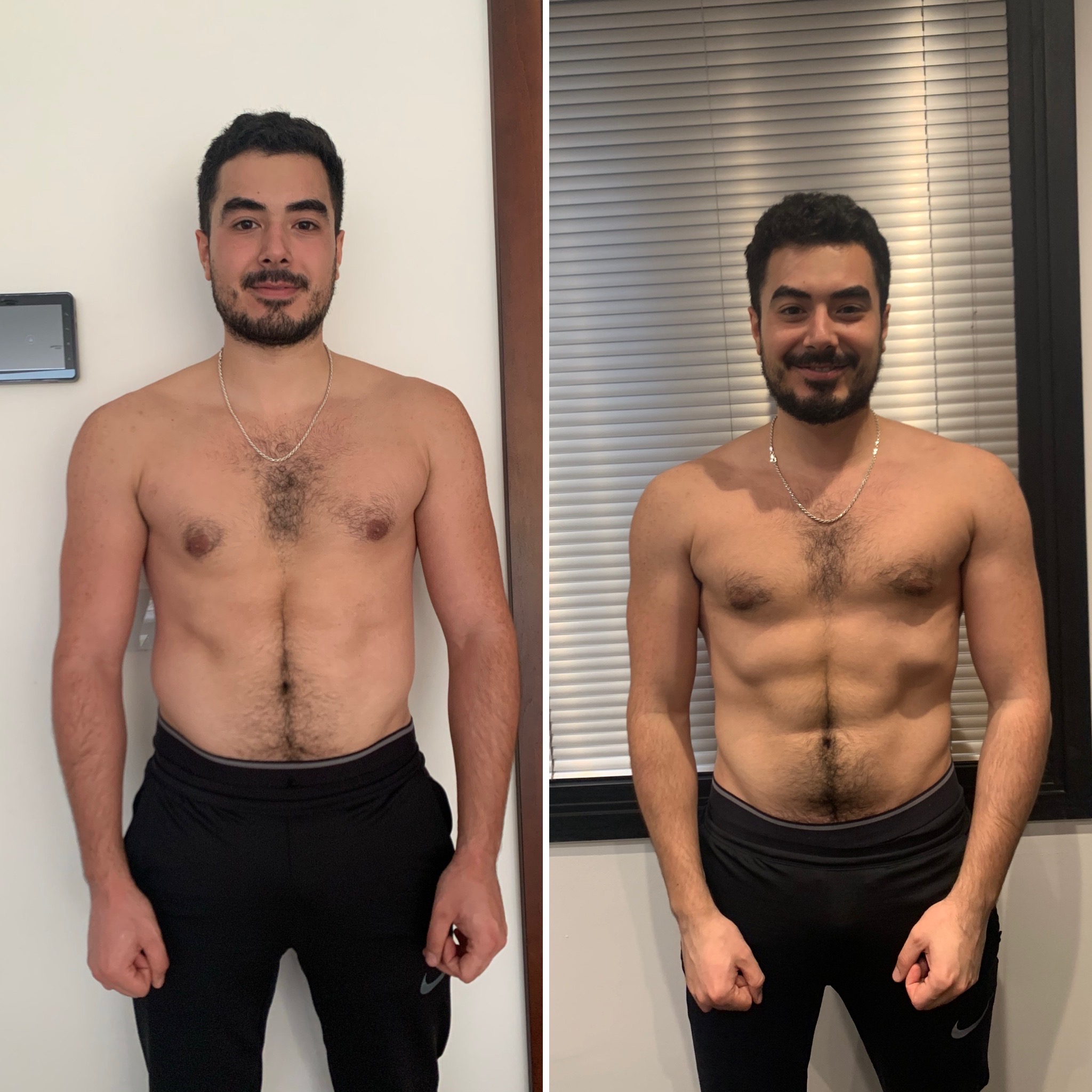 Mo before and after