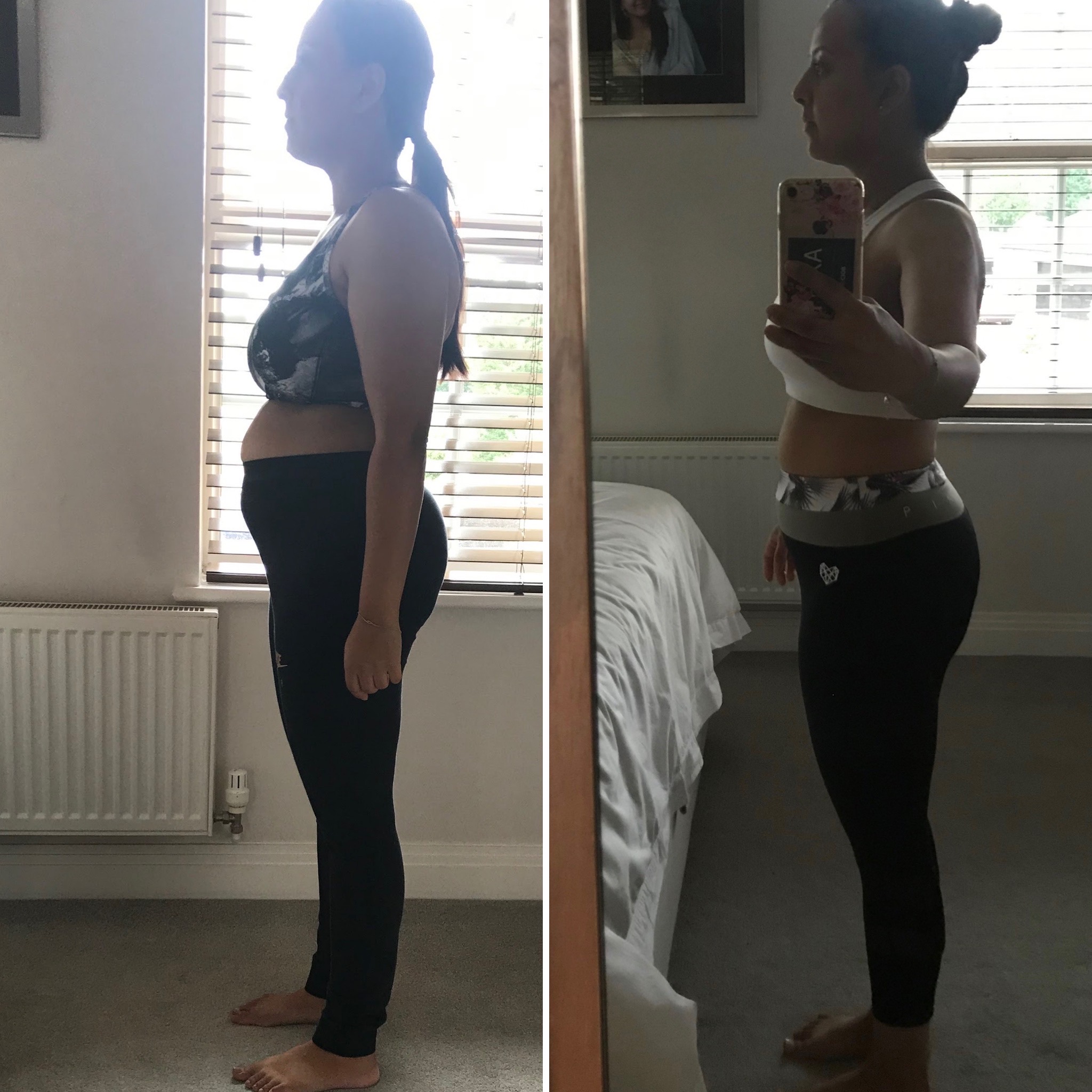 Nisha B before and after