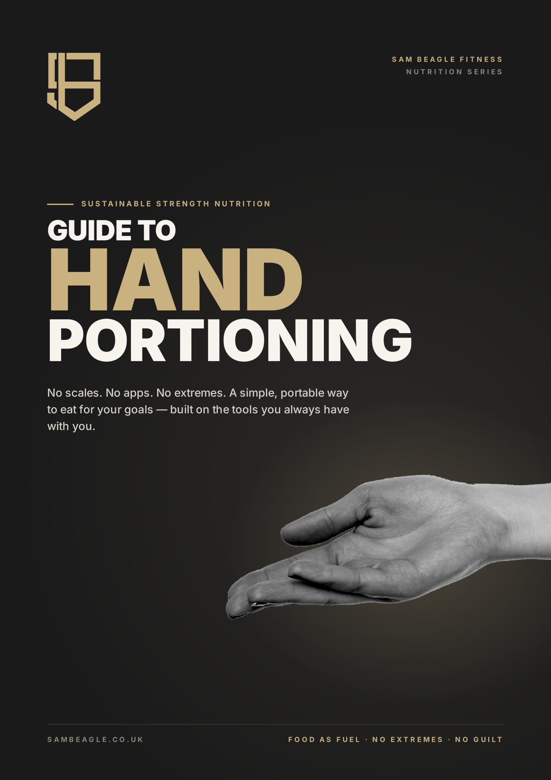 Hand Portioning guide cover